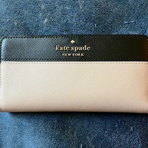 Kate Spade Staci colorblock large slim bifold wallet
